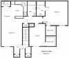 St. Cloud Village_2 Bedroom Floor Plan